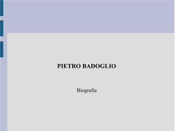 Pietro Badoglio