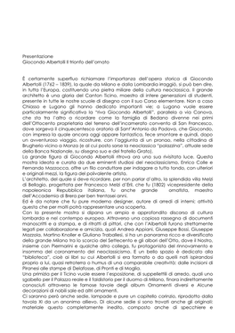 Presentazione Giocondo Albertolli Iltrionfodell'ornato È Certamente Superfluo Richiamare L'importanza Dell'opera Storica