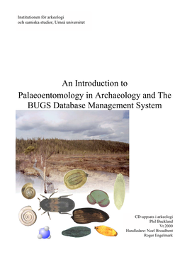 An Introduction to Palaeoentomology in Archaeology and the BUGS Database Management System