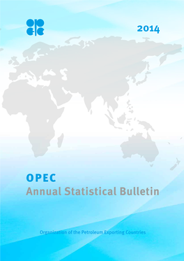 OPEC Annual Statistical Bulletin 2014
