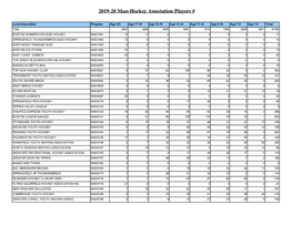 2019-20 Mass Hockey Association Players