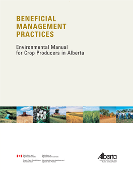 Environmental Manual for Crop Producers in Alberta I