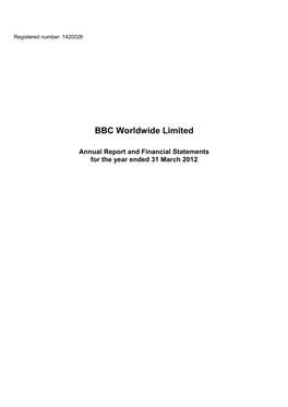 BBC Worldwide Limited