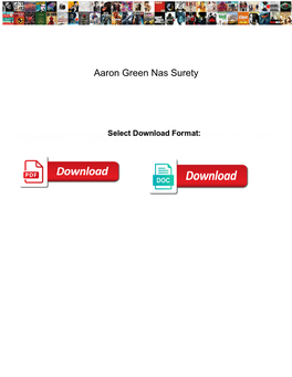 Aaron Green Nas Surety Please