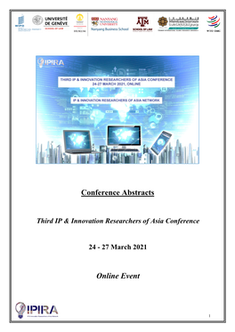 Conference Abstracts Online Event