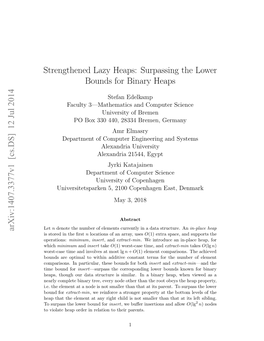 Strengthened Lazy Heaps: Surpassing the Lower Bounds For