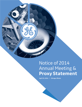 Notice of 2014 Annual Meeting & Proxy Statement