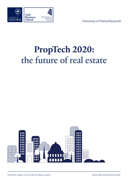 Proptech 2020: the Future of Real Estate