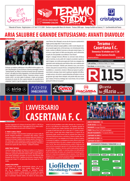 L'avversario Casertana Fc