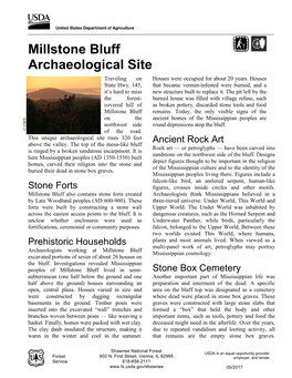 Millstone Bluff Archaeological Site