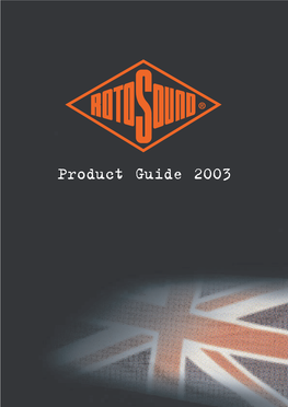 2003 Product Catalogue