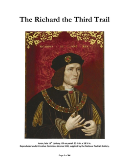 The Richard the Third Trail