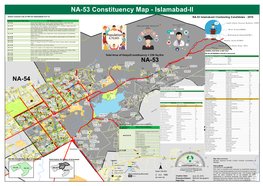 NA-53 Constituency Map - Islamabad-II Union Council List of NA-53 Islamabad ICT-II NA-53 Islamabad-I Contesting Candidates - 2018 Union Council (UC) No