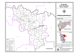 Village Map Walwa Taluka: Hatkanangle