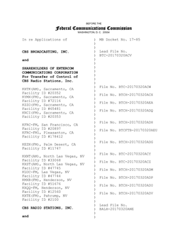 Federal Communications Commission WASHINGTON, D