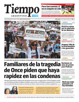 Familiares De La Tragedia De Once Piden Que Haya Rapidez En Las