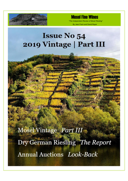 Mosel Fine Wines “The Independent Review of Mosel Riesling”