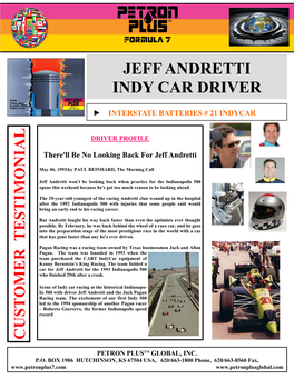 Jeff Andretti # 21