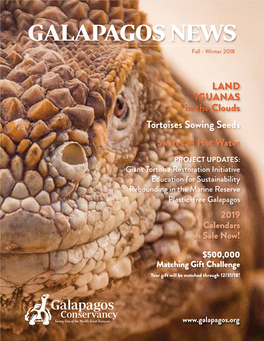 GALAPAGOS NEWS Fall - Winter 2018