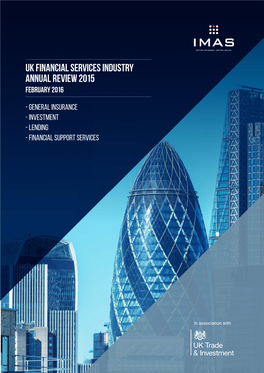 UK Financial Services Industry Annual Review 2015 February 2016