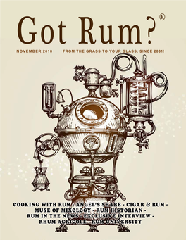 Muse of Mixology - Rum Historian - Rum in the News - Exclusive Interview - Rhum Agricole - Rum University 6