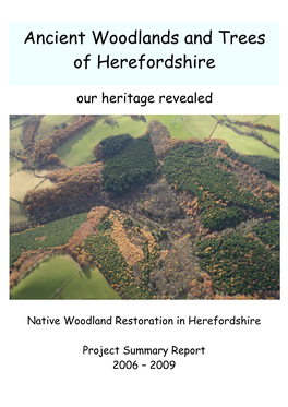 Native Woodland Restoration in Herefordshire