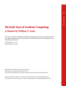 Arms Memoir 14Jul2014 PRT.Pdf (8.589Mb)