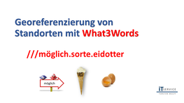 Georeferenzierung Von Standorten Mit What3words