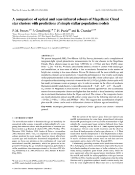 A Comparison of Optical and Near-Infrared Colours of Magellanic Cloud Star Clusters with Predictions of Simple Stellar Population Models