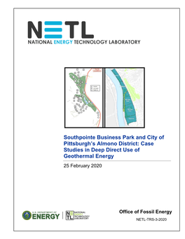 Southpointe Business Park and City of Pittsburgh's Almono District: Case