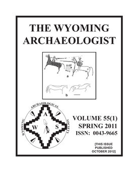 The Wyoming Archaeologist