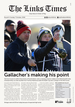 Gallacher's Making His Point
