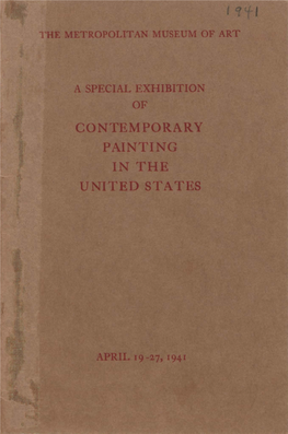 Contemporary Painting in the United States Contemporary Painting in the United States the Metropolitan Museum of Art