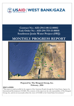 Monthly Progress Report No. 4