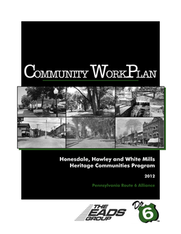 Honesdale, Hawley, & White Mills Work Plan