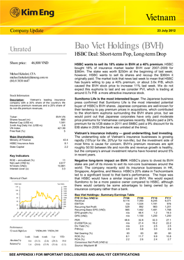 Vietnam Bao Viet Holdings (BVH)