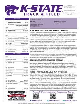 Kstatenotes021613 KSU Track Notes