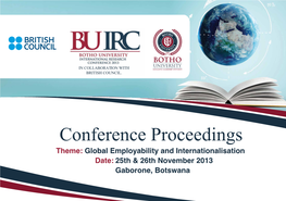 Conference Proceedings