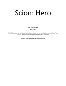 Full Text Preview 03/12/2017 This PDF Contains the Full Text of Scion