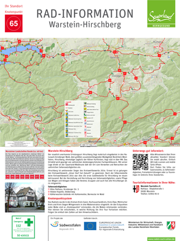 Ihr Standort Knotenpunkt RAD-INFORMATION 65 Warstein-Hirschberg