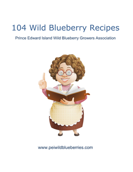 104 Wild Blueberry Recipes