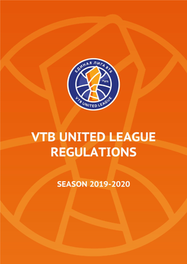Regulations of Vtb United League Championship
