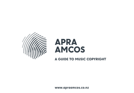 A GUIDE to MUSIC COPYRIGHT Www
