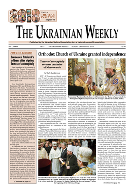 The Ukrainian Weekly, 2019