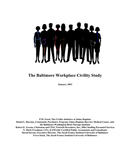 The Baltimore Workplace Civility Study