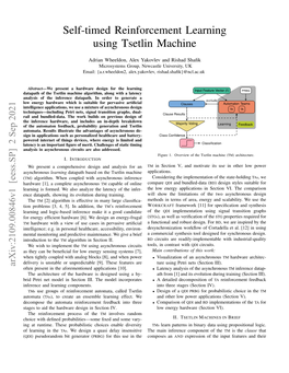 Self-Timed Reinforcement Learning Using Tsetlin Machine