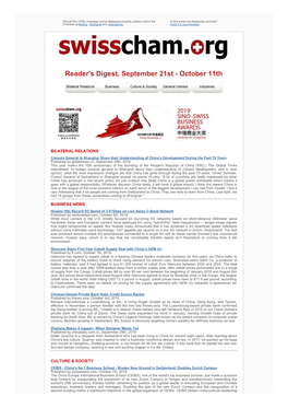 Reader's Digest, September 21St - October 11Th