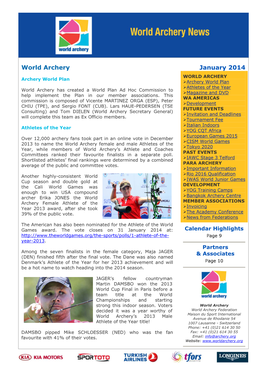 World Archery January 2014