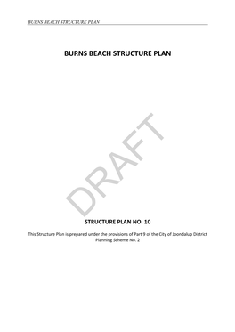 Burns Beach Structure Plan