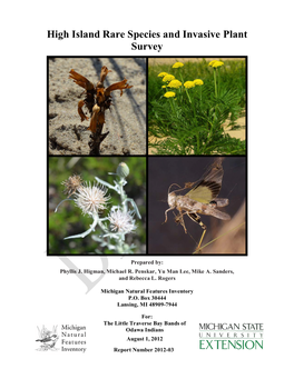 High Island Rare Species and Invasive Plant Survey